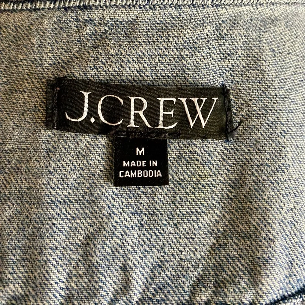 J. Crew Medium Blue Denim Trucker Jacket